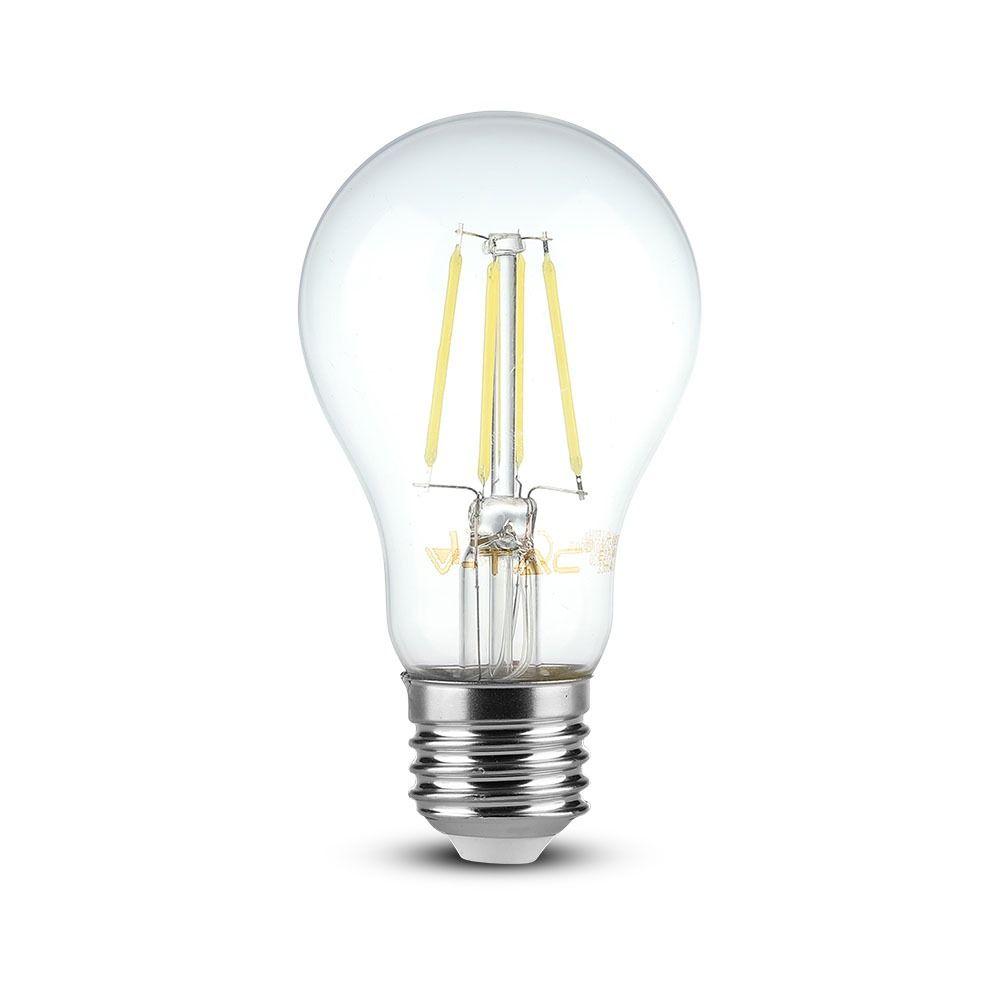 8W A67 Żarówka LED Filament, Barwa:2700K, Trzonek:E27, VTAC, SKU 4407