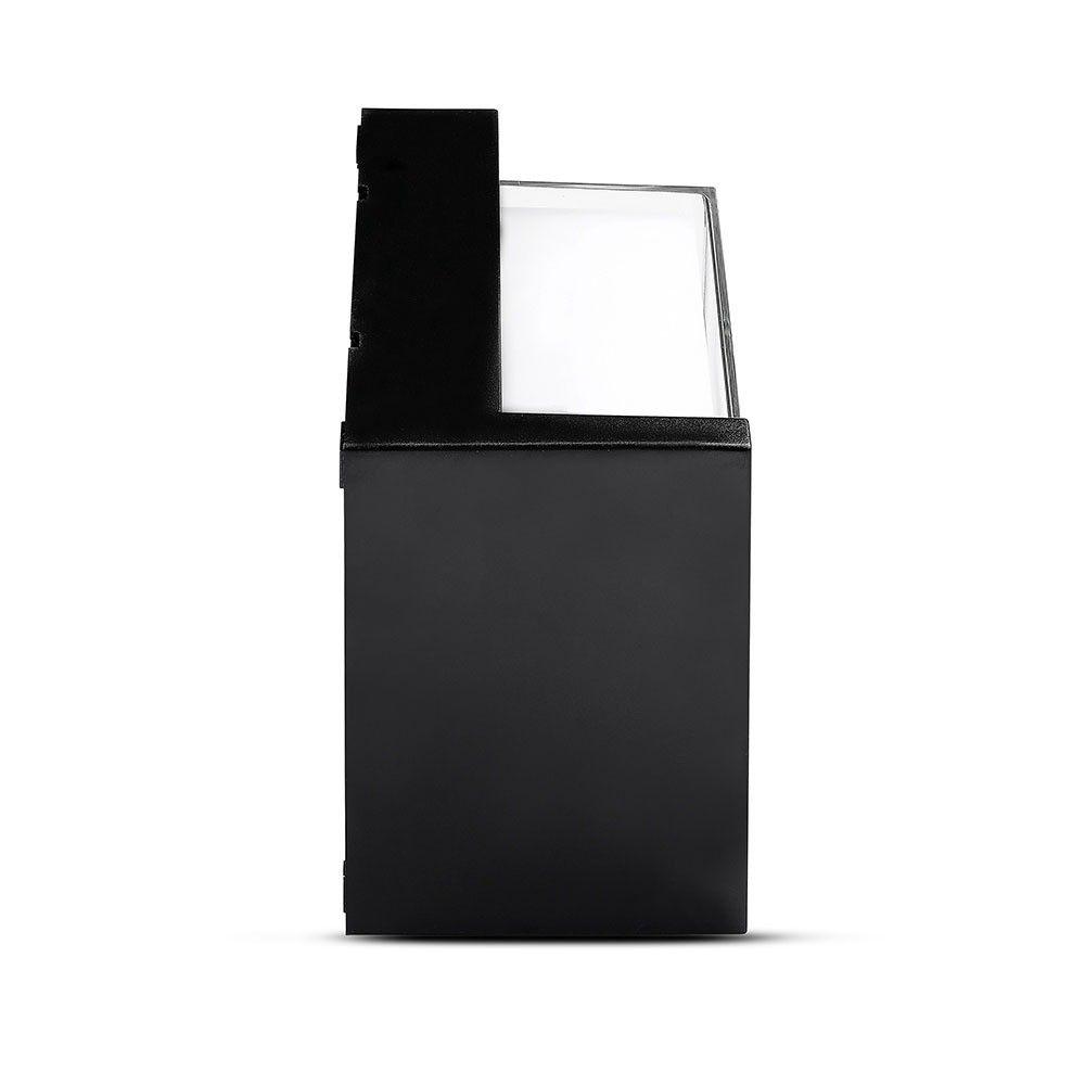 VT-827 12W LED WALL LIGHT 4000K,BLACK -SQUARE