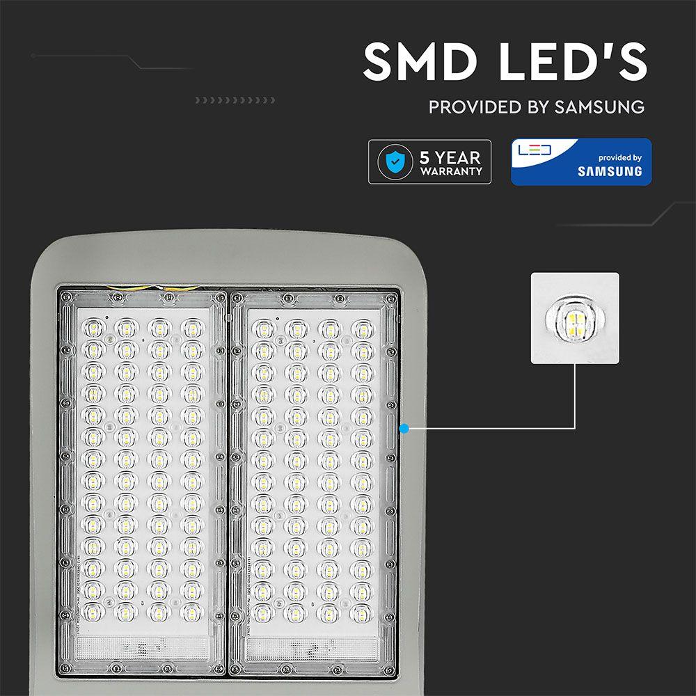 150W Lampa uliczna LED (CLASS I, Zasilacz INVENTRONICS), Chip SAMSUNG, Barwa:5700K, Wydajność: 140lm/w, VTAC, SKU 955