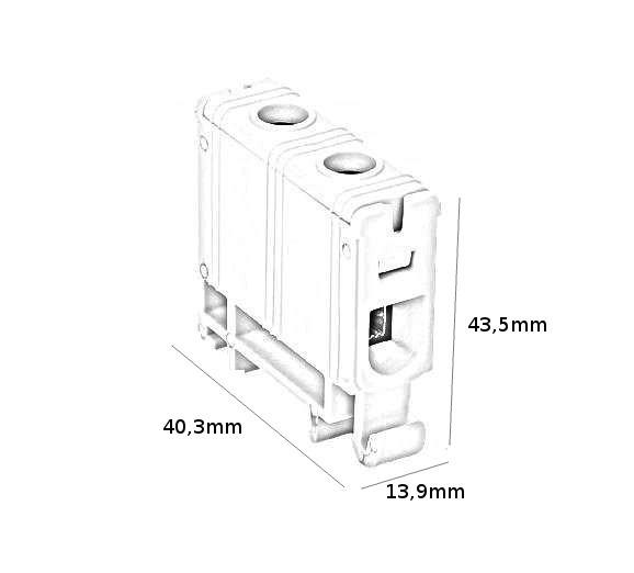 Listwa zaciskowa - Model FJ-E16（szary）