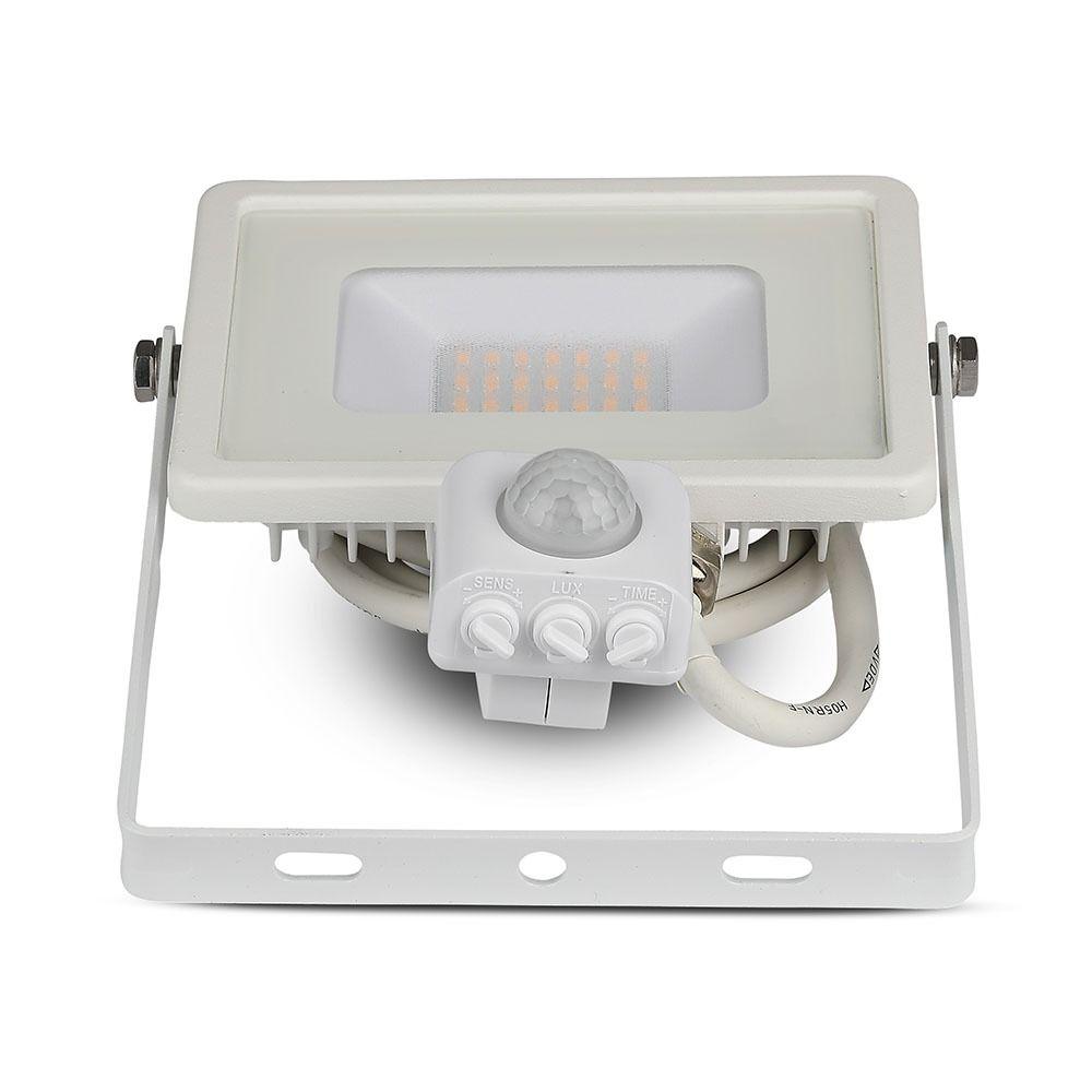 VT-20-S 20W SMD PIR SENSOR FLOODLIGHT SAMSUNG CHIP 6400K WHITE BODY