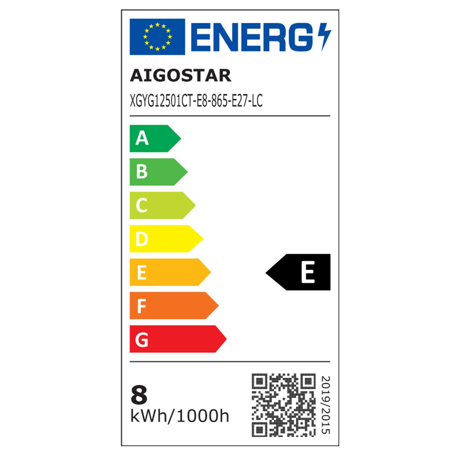 LED Filament Bulb (Clear) G125 E27 8W