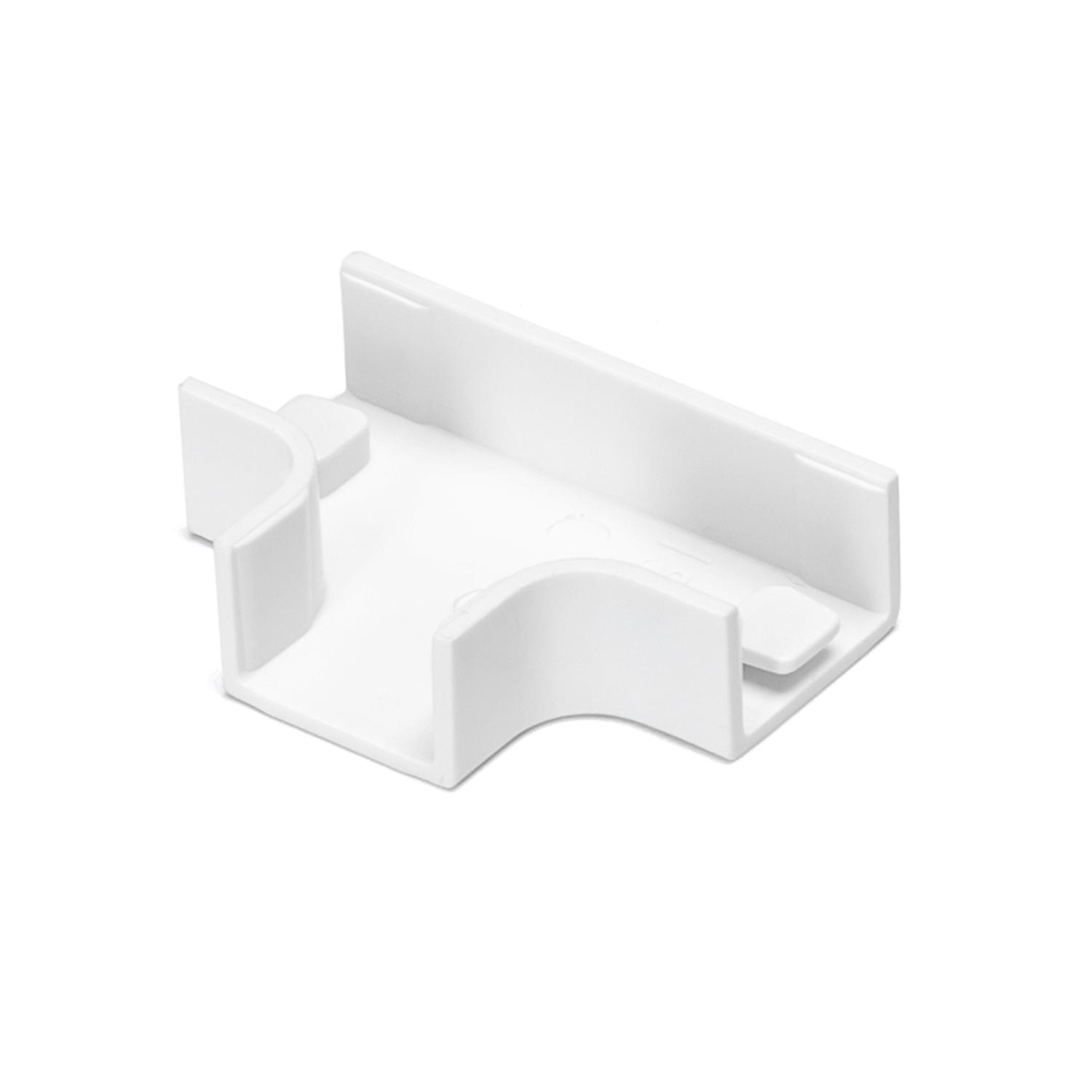 PVC Square Trunking Tee Bend White 15*10mm 4pcs