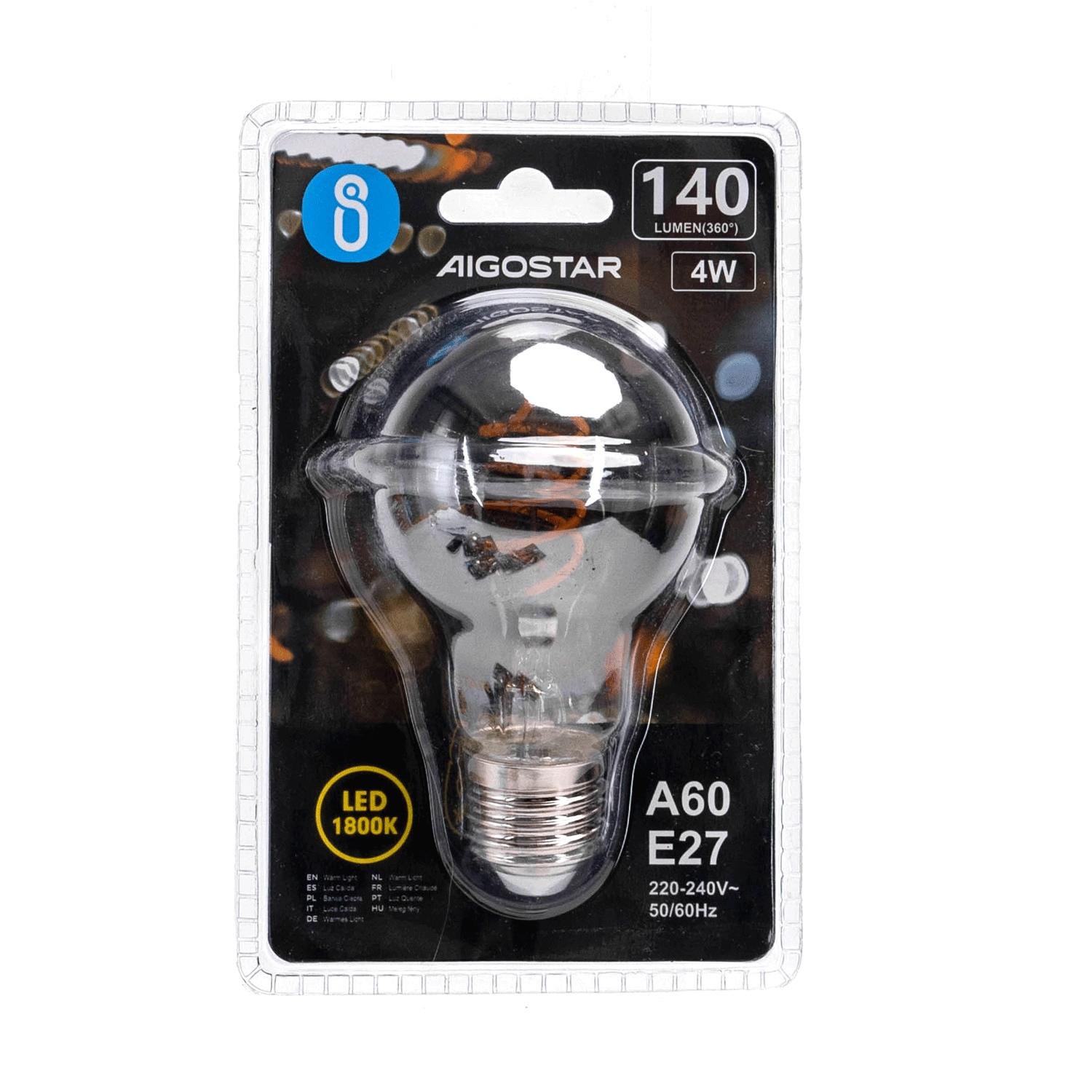 LED Filament Bulb (Smoky) A60 E27 4W