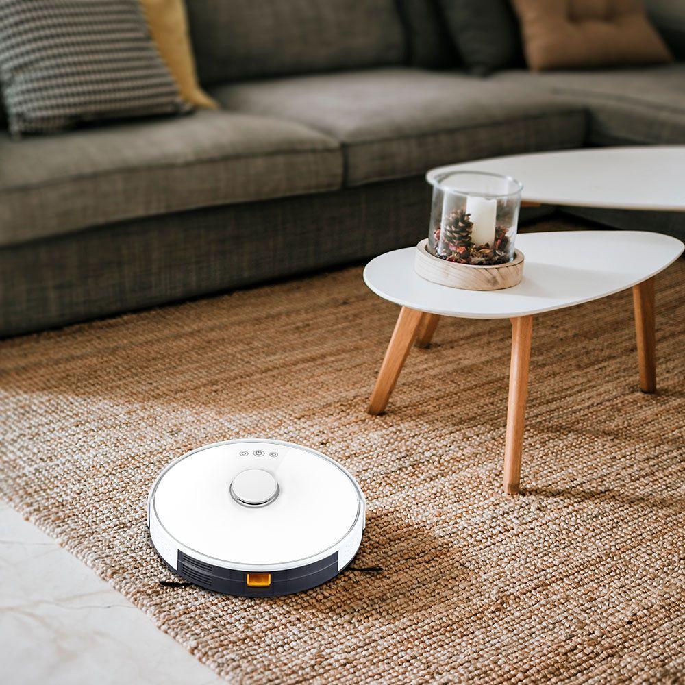 Automatyczny odkurzacz GYRO ROBOTIC LASER VACUUM, Wtyczka EU, Kompatybilna z Amazon Alexa i Google Home, Biały, VTAC, SKU 7933