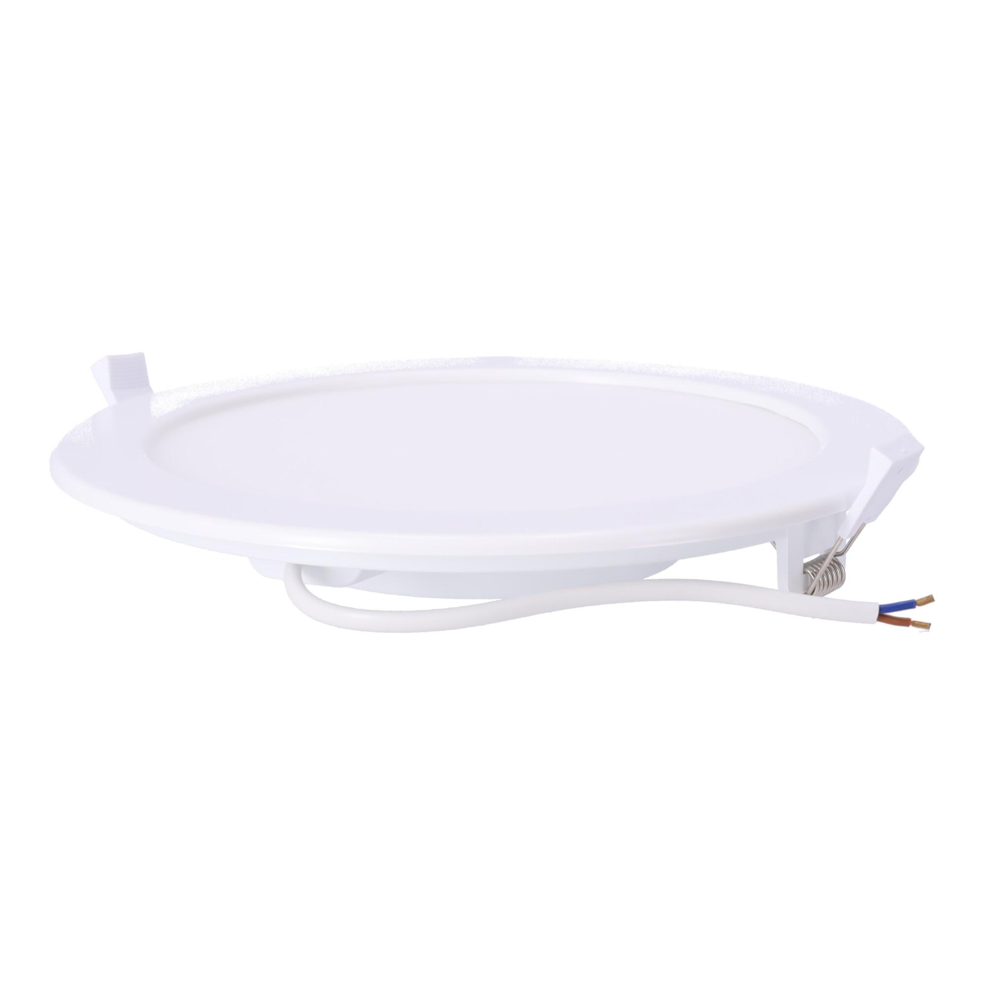 E6 LED Ultra-thin Flush-mounted Round Downlight 18W White Light