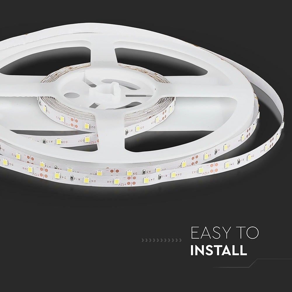 VT-3528-60 3.6W/M LED STRIP LIGHT 3000K IP20 (5M/ROLL)(PRICE PER M)