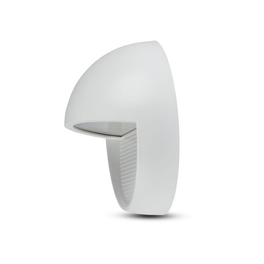 VT-1182 3W LED STEP LIGHT 3000K WHITE BODY ROUND