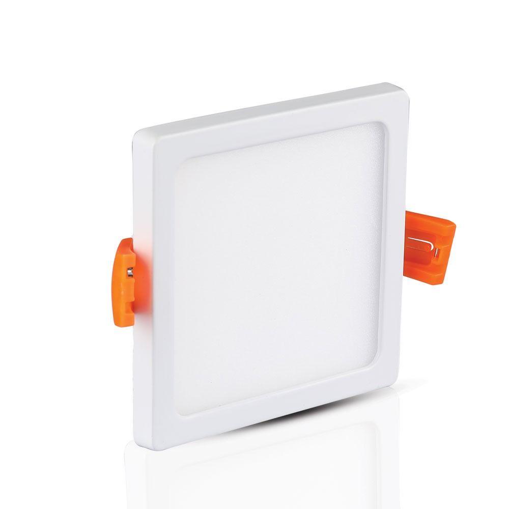 VT-888 8W LED SLIM PANEL 3000K SQUARE