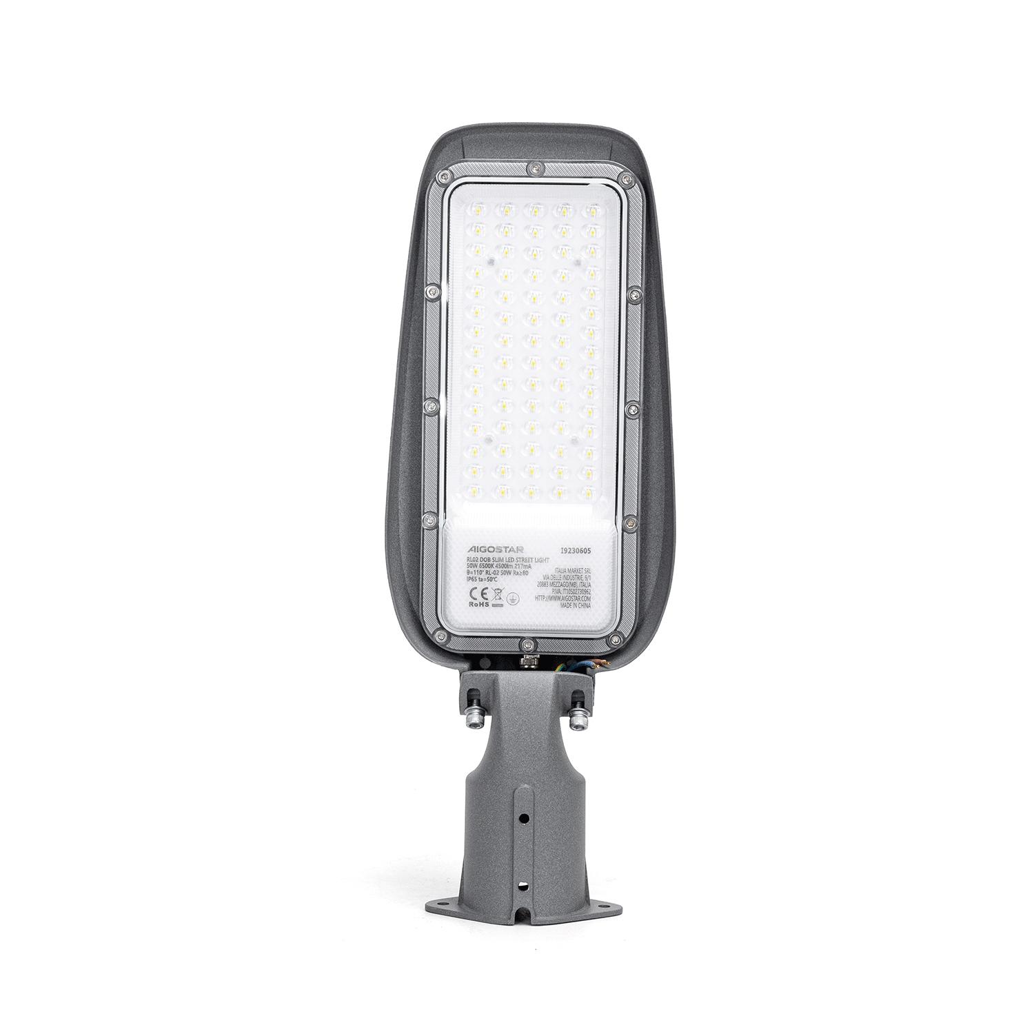 DOB LED slim street light 50W