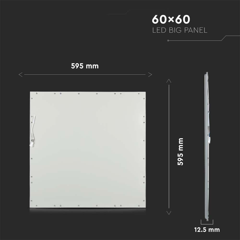 VT-6129 29W LED PANEL 60x60CM 4500K HIGH LUMEN 6PCS/PACK