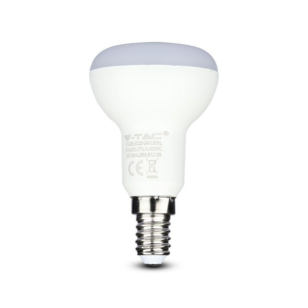 VT-250 6W R50 LED BULBS-SAMSUNG CHIP 4000K E14