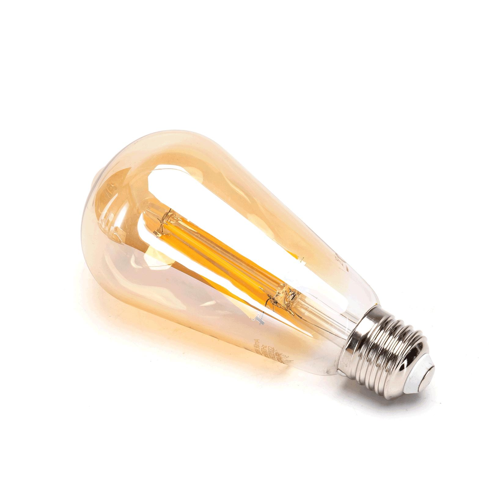 LED Filament Bulb (Amber) ST64 E27 18W