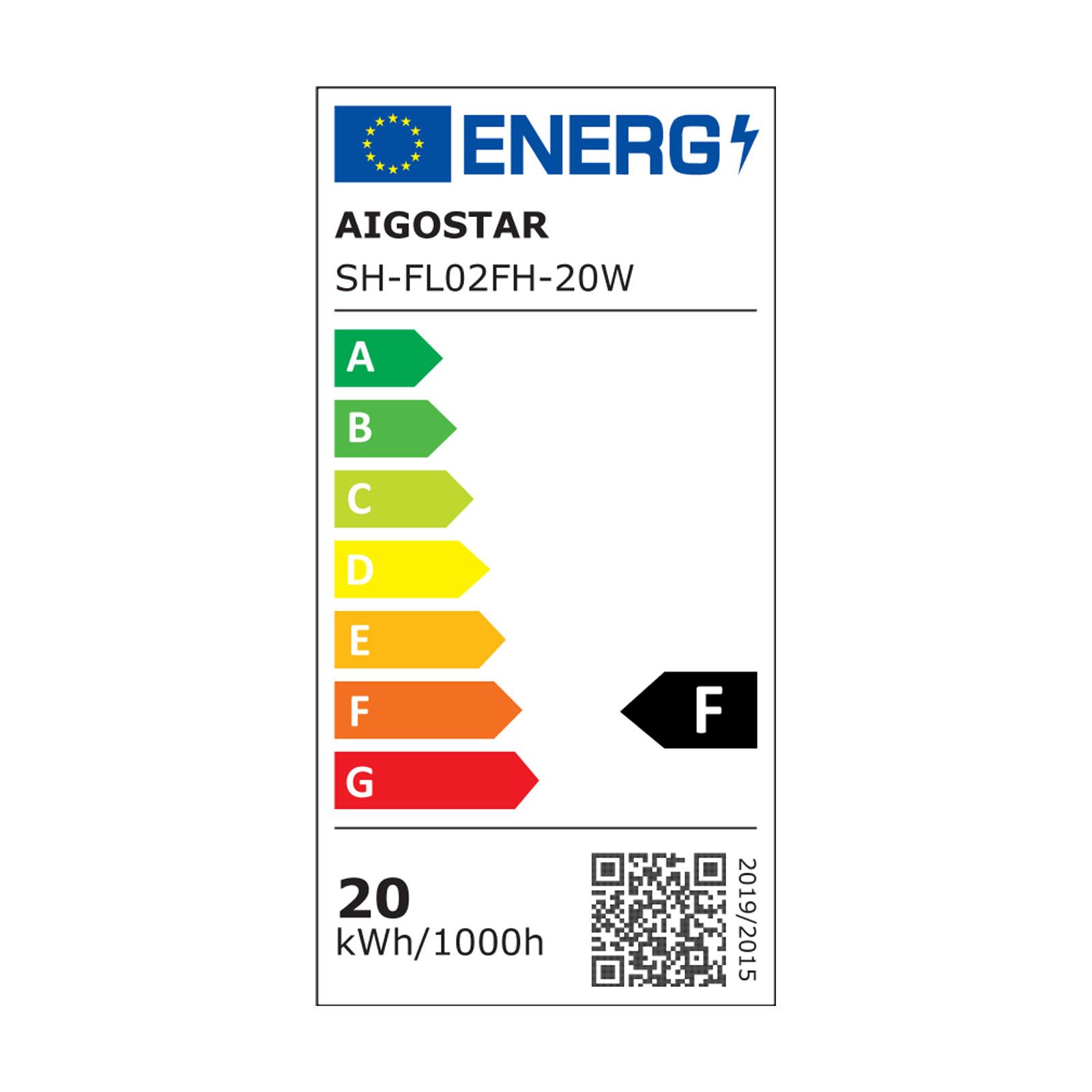 Naświetlacz LED czarny 20W (odlew ciśnieniowy)(20W,6500K,IP65)