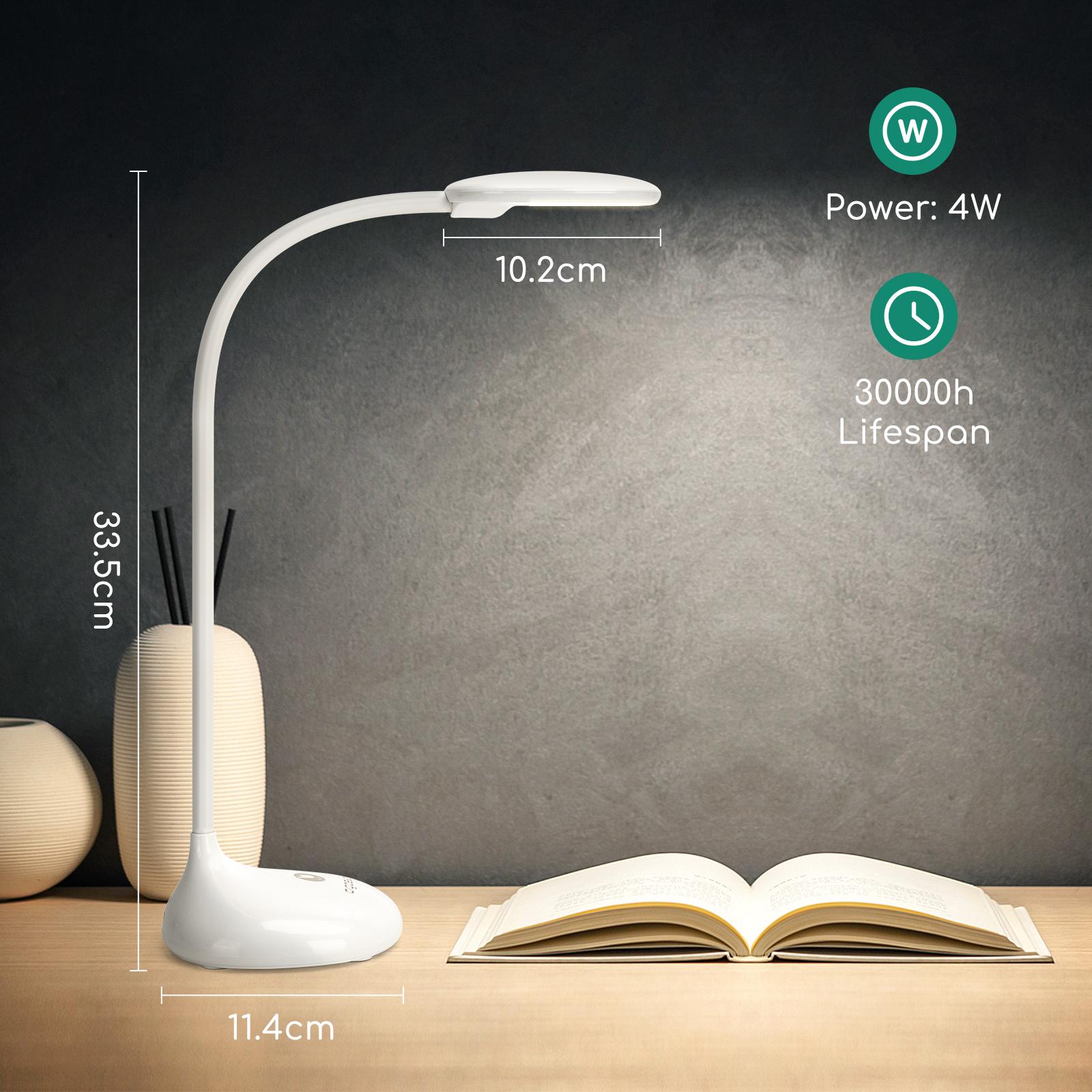 LED Dimmable Table Lamp White 4W 4000K