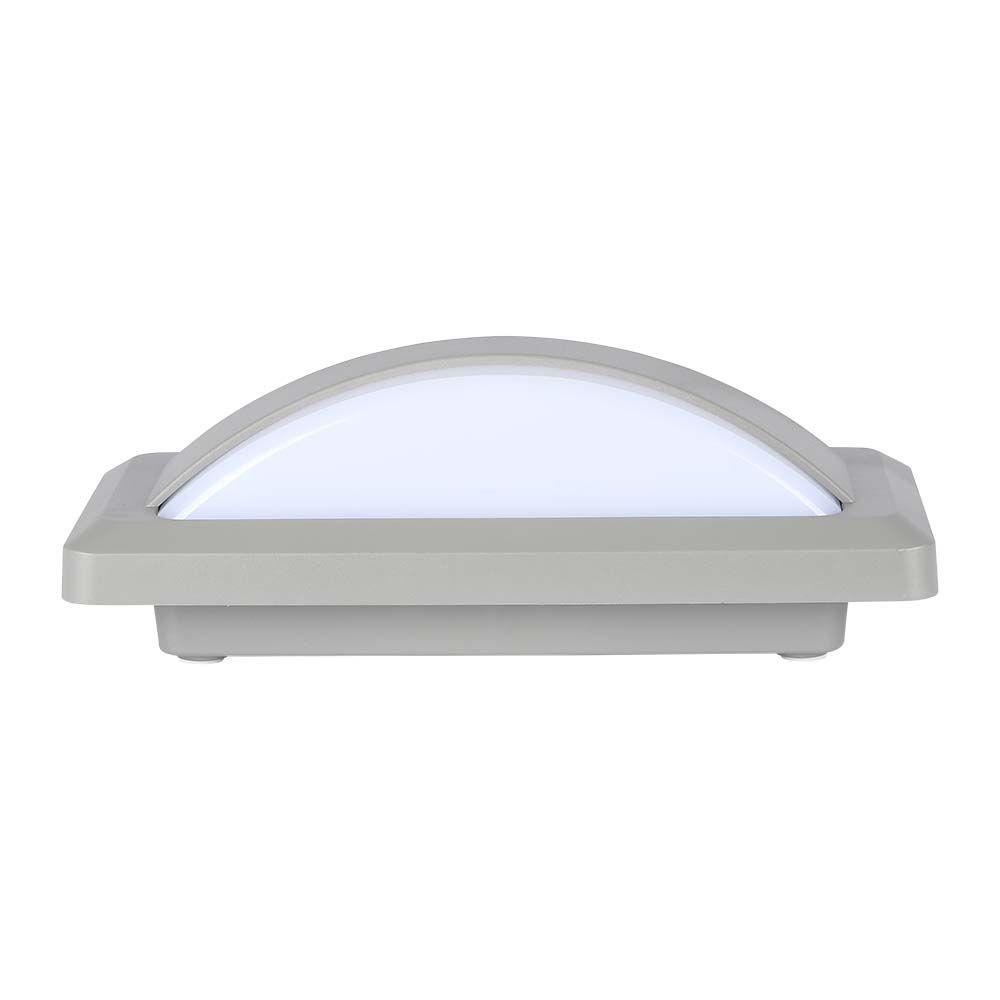 12W Lampa ścienna LED, Barwa:6400K, Obudowa: Szara, VTAC, SKU 218247