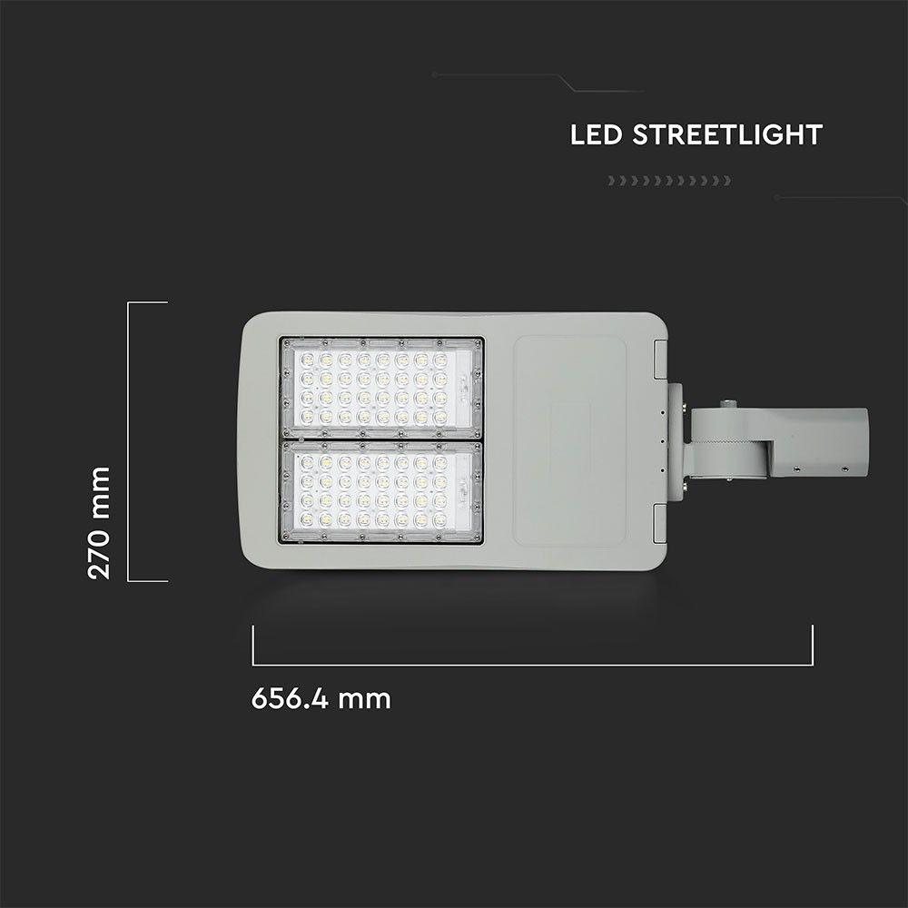 100W Lampa uliczna LED (CLASS II, Zasilacz INVENTRONICS), Chip SAMSUNG, Barwa:4000K, Ściemniana, VTAC, SKU 883