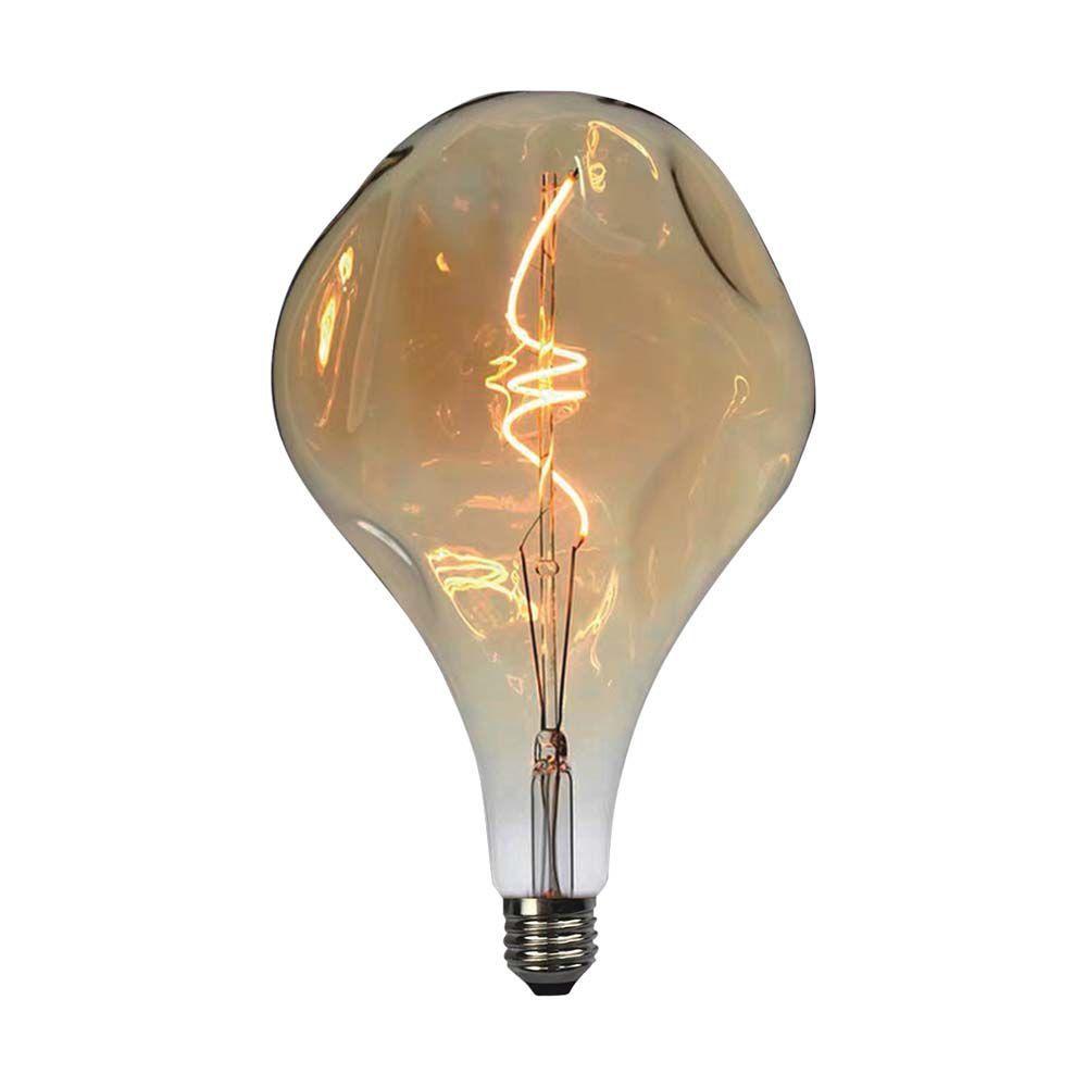 4W A165S Żarówka LED Filament spiralny, Barwa: 2700K, Szkło: Bursztynowe , VTAC, SKU 23168