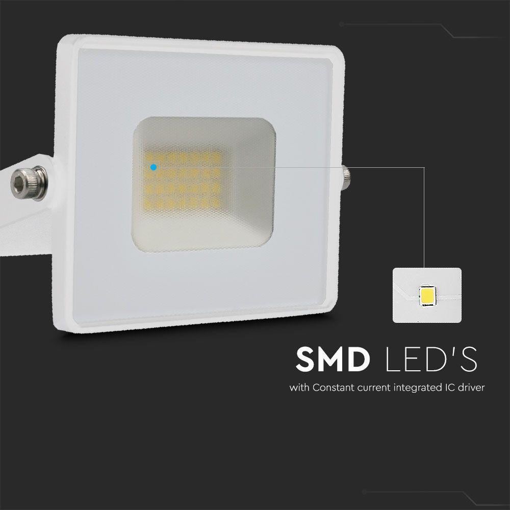 VT-4021 20W SMD FLOODLIGHT 3000K WHITE BODY