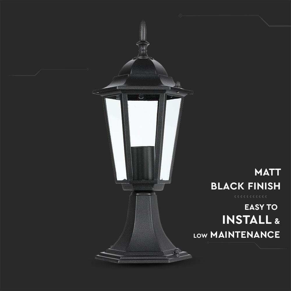 VT-753 E27 STANDLAMP- MATT BLACK