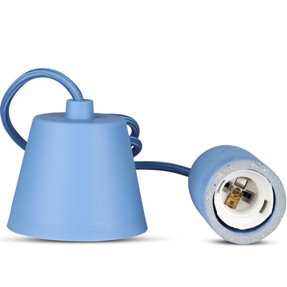 VT-7668 E27 CONCRETE PENDANT LIGHT-BLUE