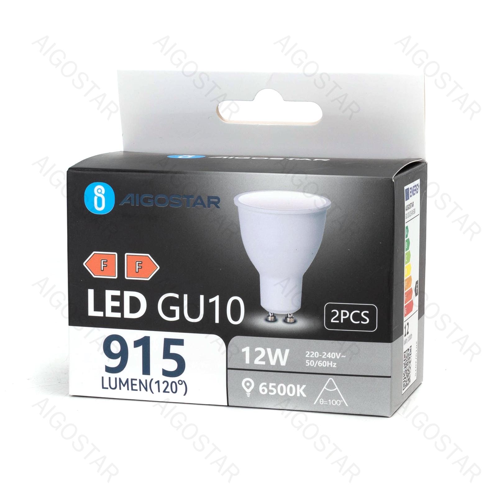 LED A5 GU10 12W 6500K/DOUBLE/COLOR BOX