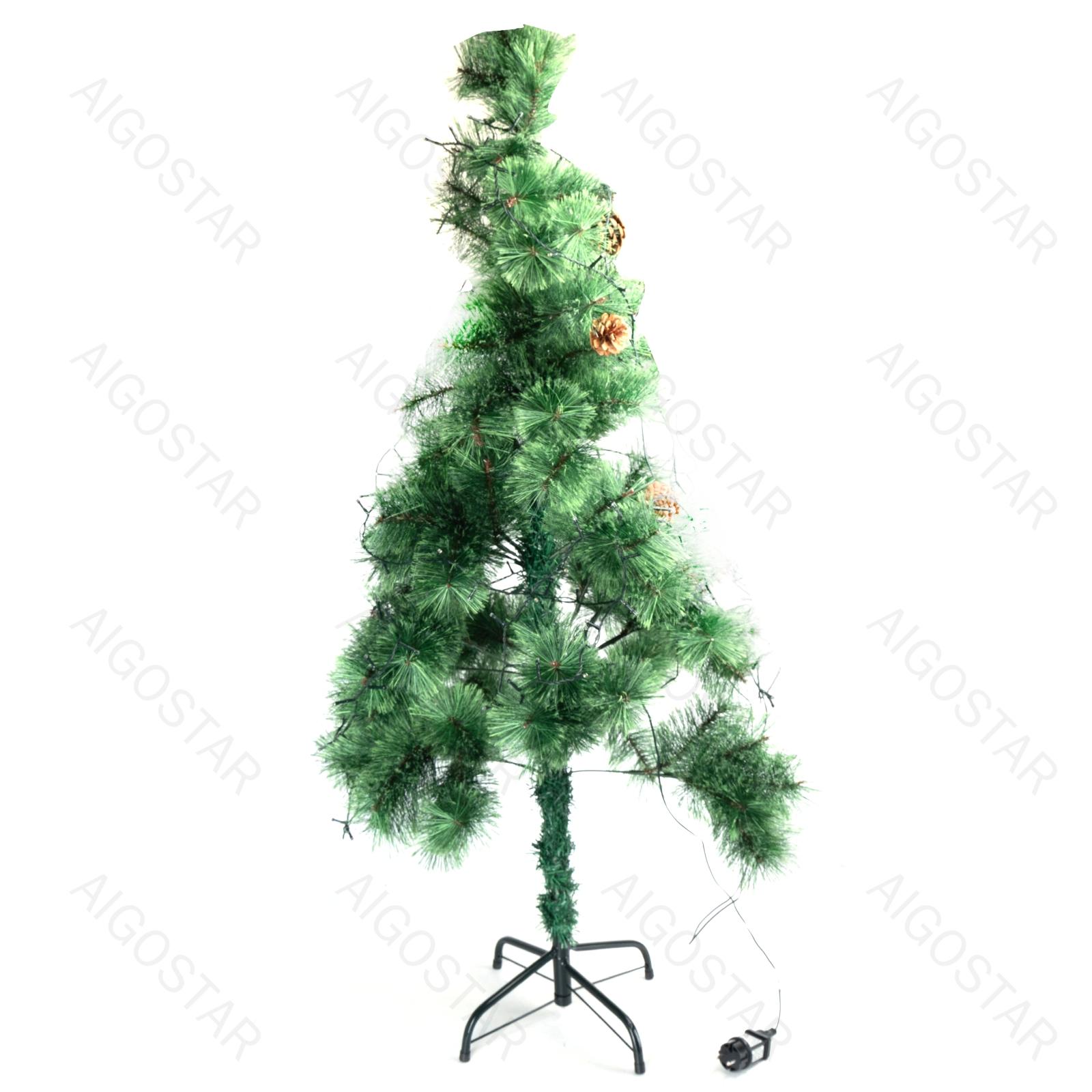 Christmas decorations-180CM200T-Flowering pine needle-Low Voltage Flat String Lights-Warm White-3M+15M-300LED-5CM/LED -green black wire-8blink+time+IP44 /online