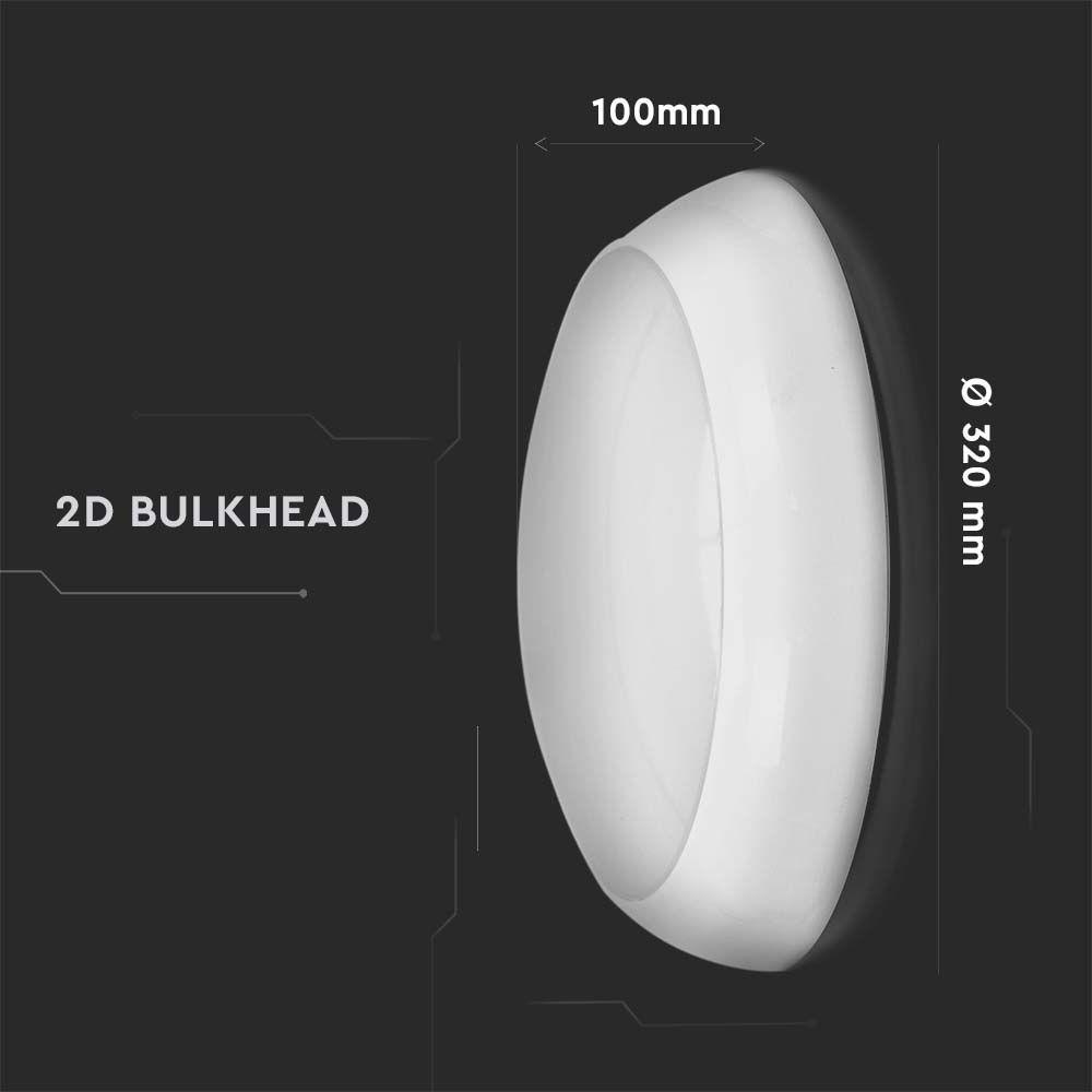 VT-16 15W FULL ROUND DOME LIGHT MICROWAVE SENSOR SAMSUNG CHIP 6400K