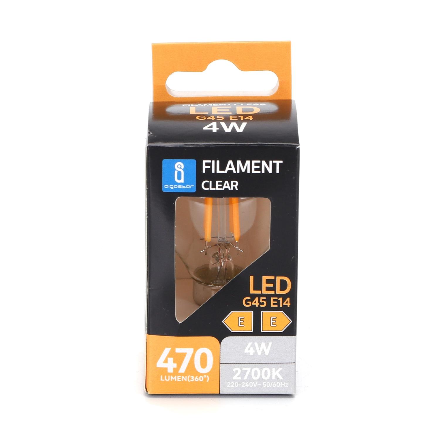 LED filament lamp G45