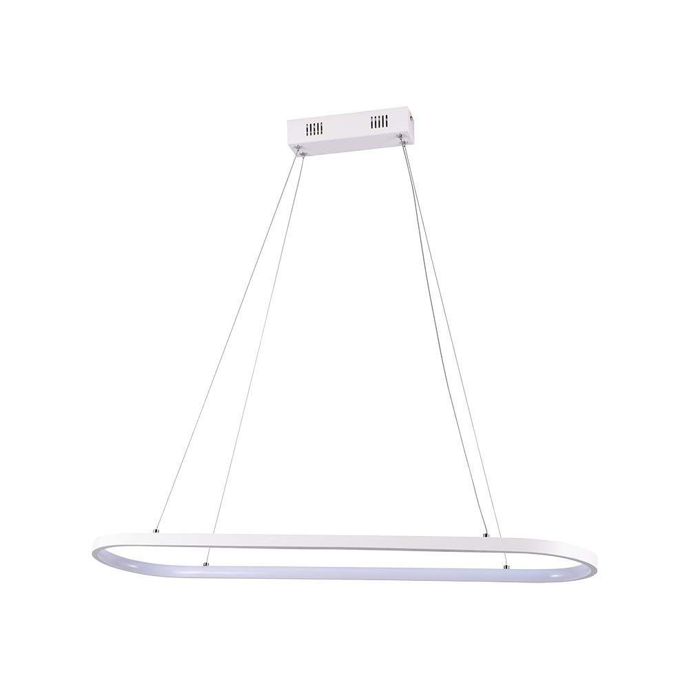 Lampa wisząca LED (80*20*100CM), Barwa: 3000K, Obudowa: Biała      , VTAC, SKU 10056