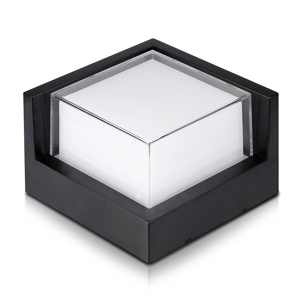 VT-827 12W LED WALL LIGHT 3000K,BLACK -SQUARE