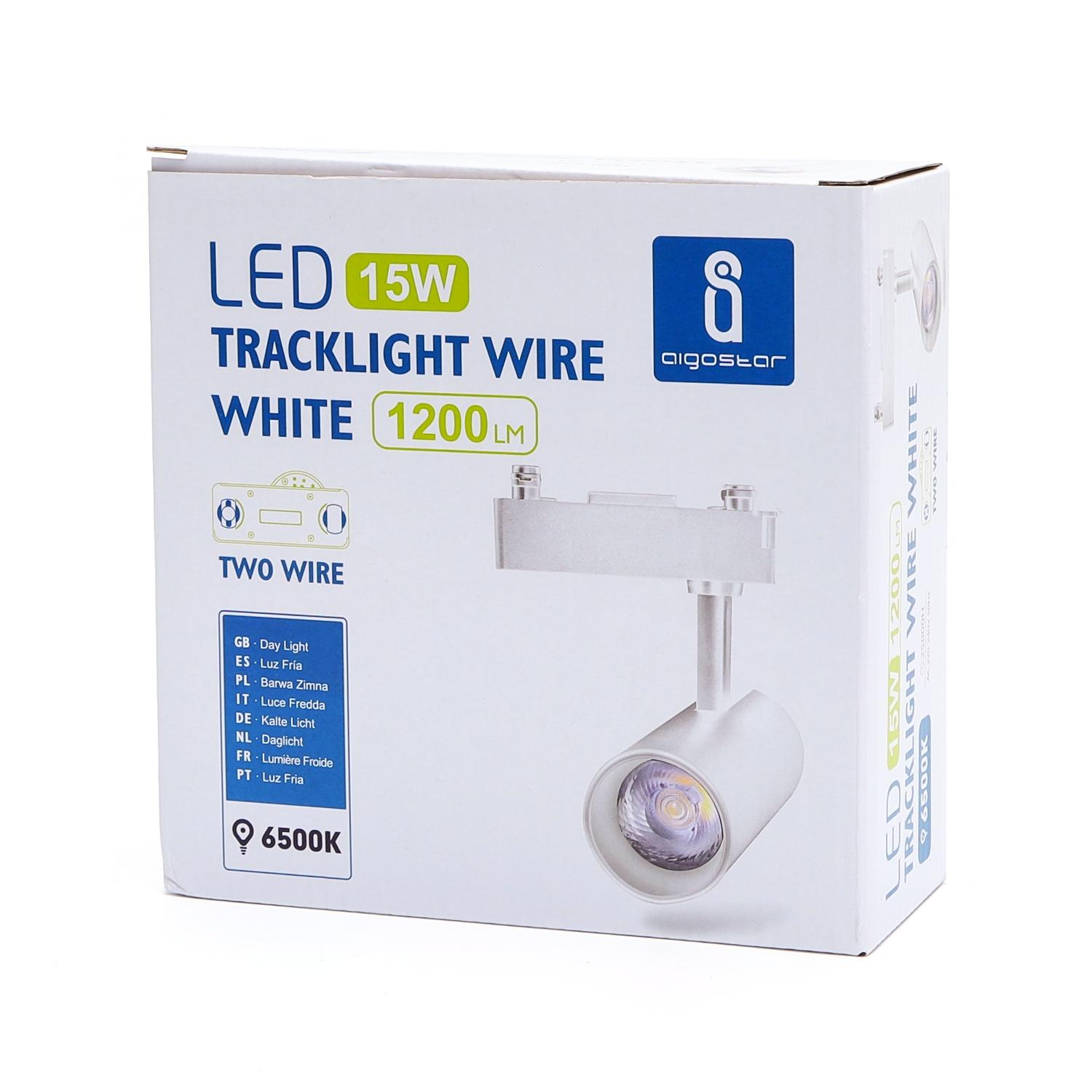 2 wires track light 15W Day light