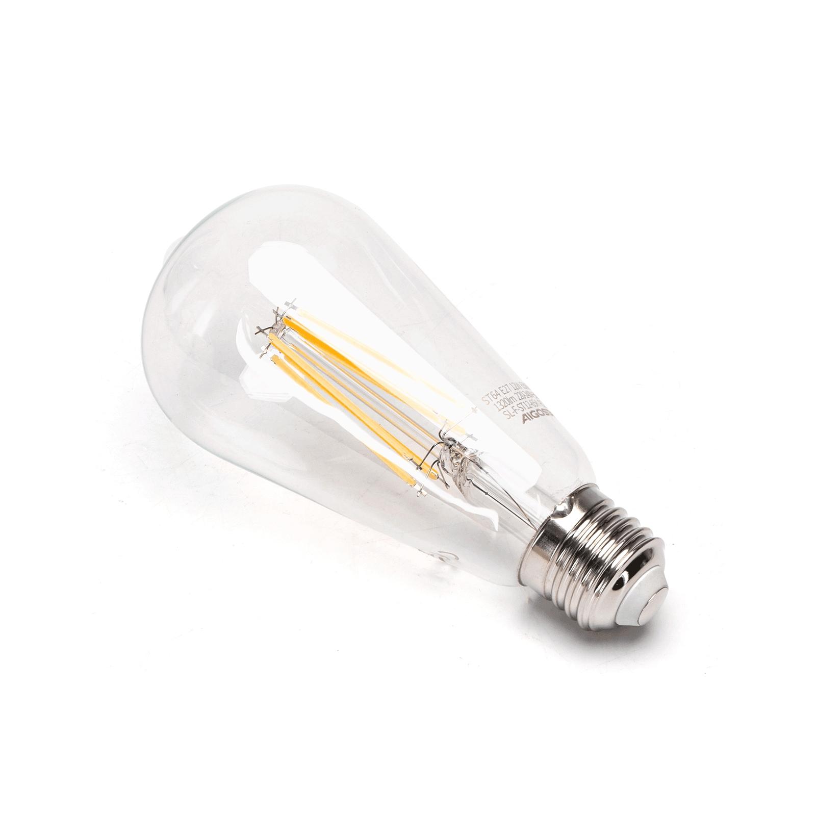 Żarówka LED Filament (Przezroczysta) ST64 E27 14W