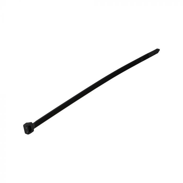 CABLE TIE 4.8*200mm BLACK (FLAMABILITY MATERIAL RATING - UL94-V2) 100PCS/PACK