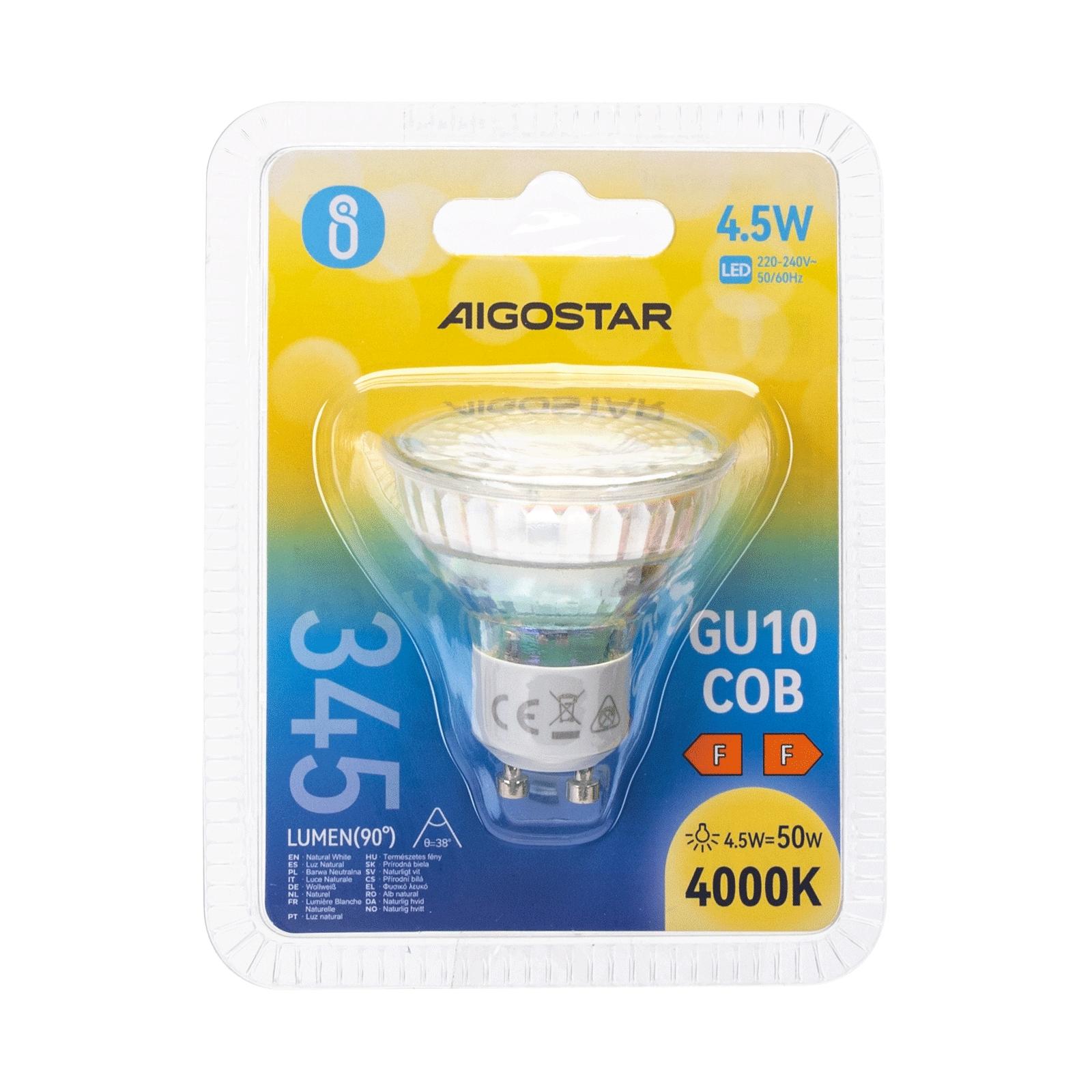 LED A5 GU10 COB 4,5W naturalne światło