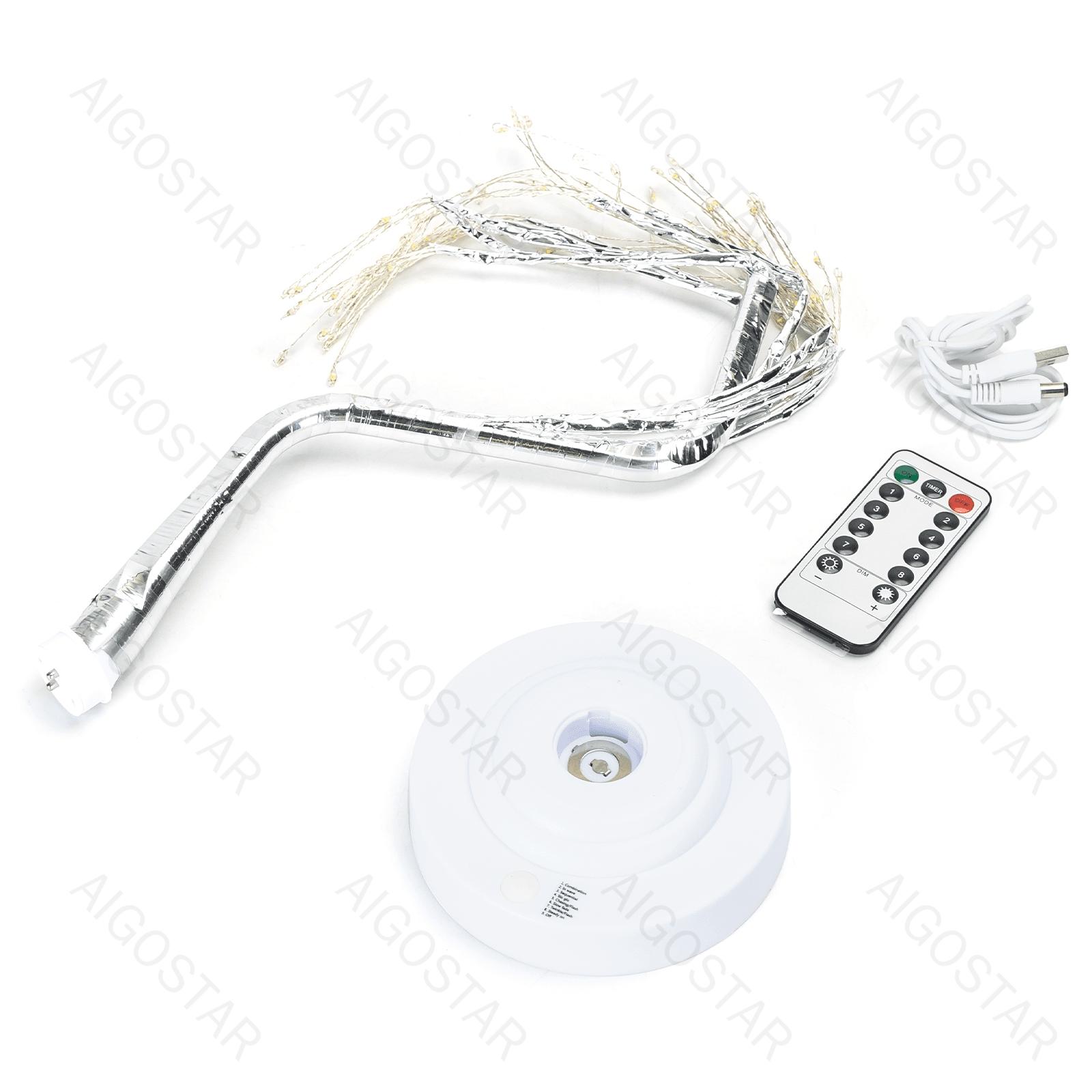 3AA battery tree light, H45cm, warm white