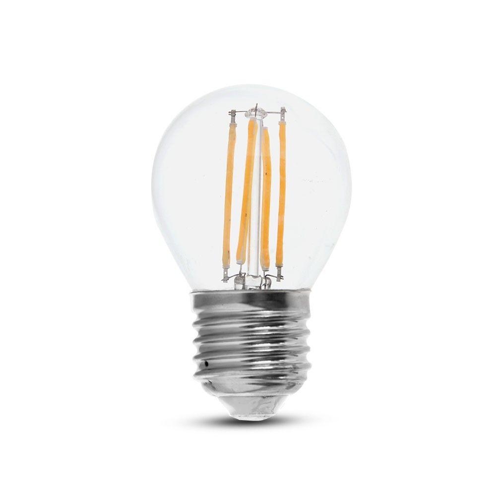 VT-2366 6W G45 LED FILAMENT BULB-CLEAR GLASS 2700K E27