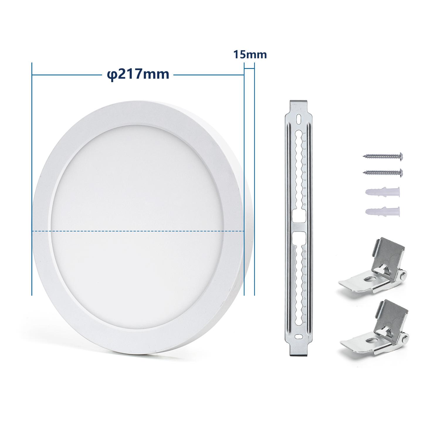 Downlight okrągły LED 18W Regulowana wielkość i temperatura koloru