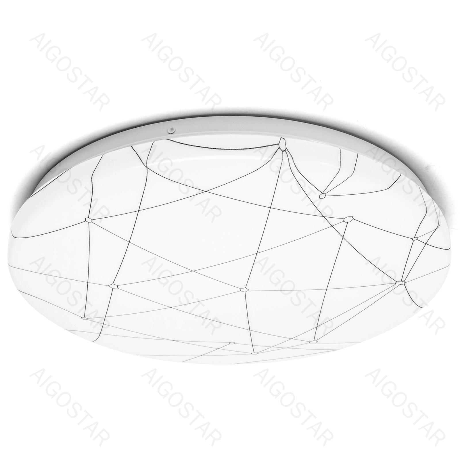 LED CEILING LIGHT 12W 6500K/GEOMETRIC LINE SHAPE