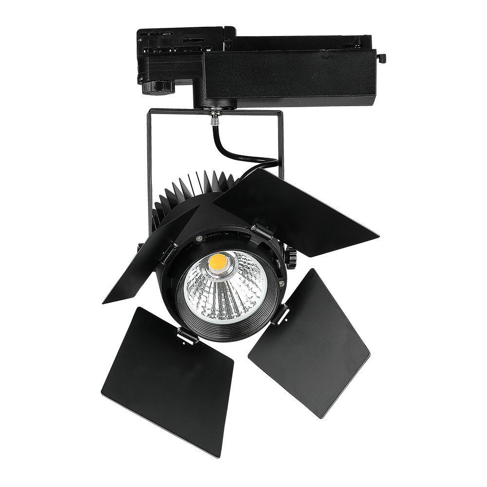 VT-433 33W LED TRACKLIGHT SAMSUNG CHIP 4000K 5 YRS WARRANTY,BLACK BODY