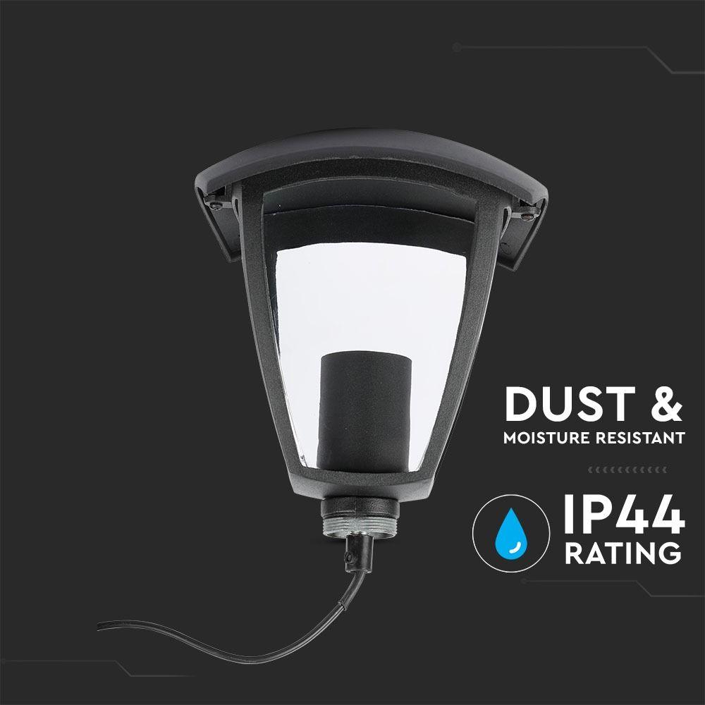 VT-736 E27 LAWN LAMP- BLACK