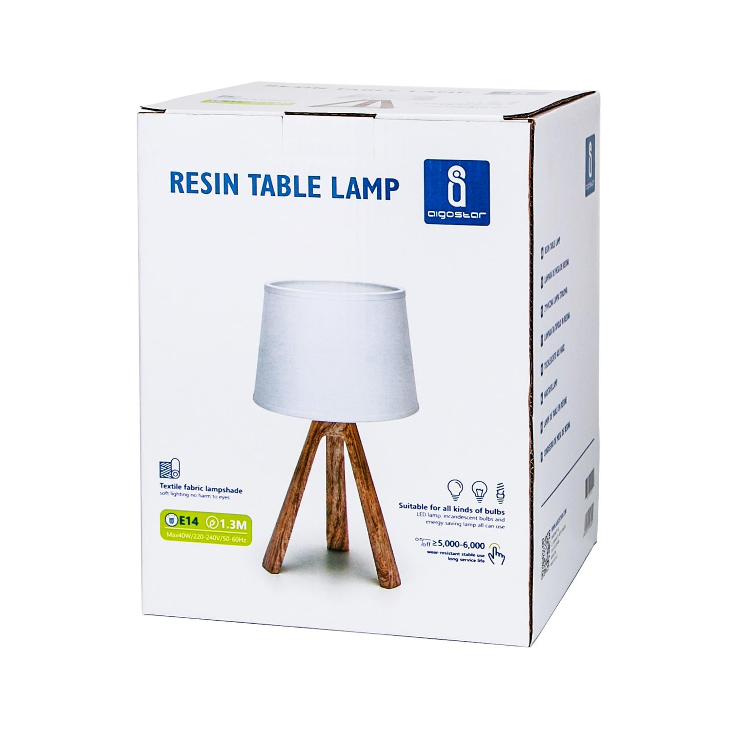 Resin Table Lamp (Without Light Source) E14