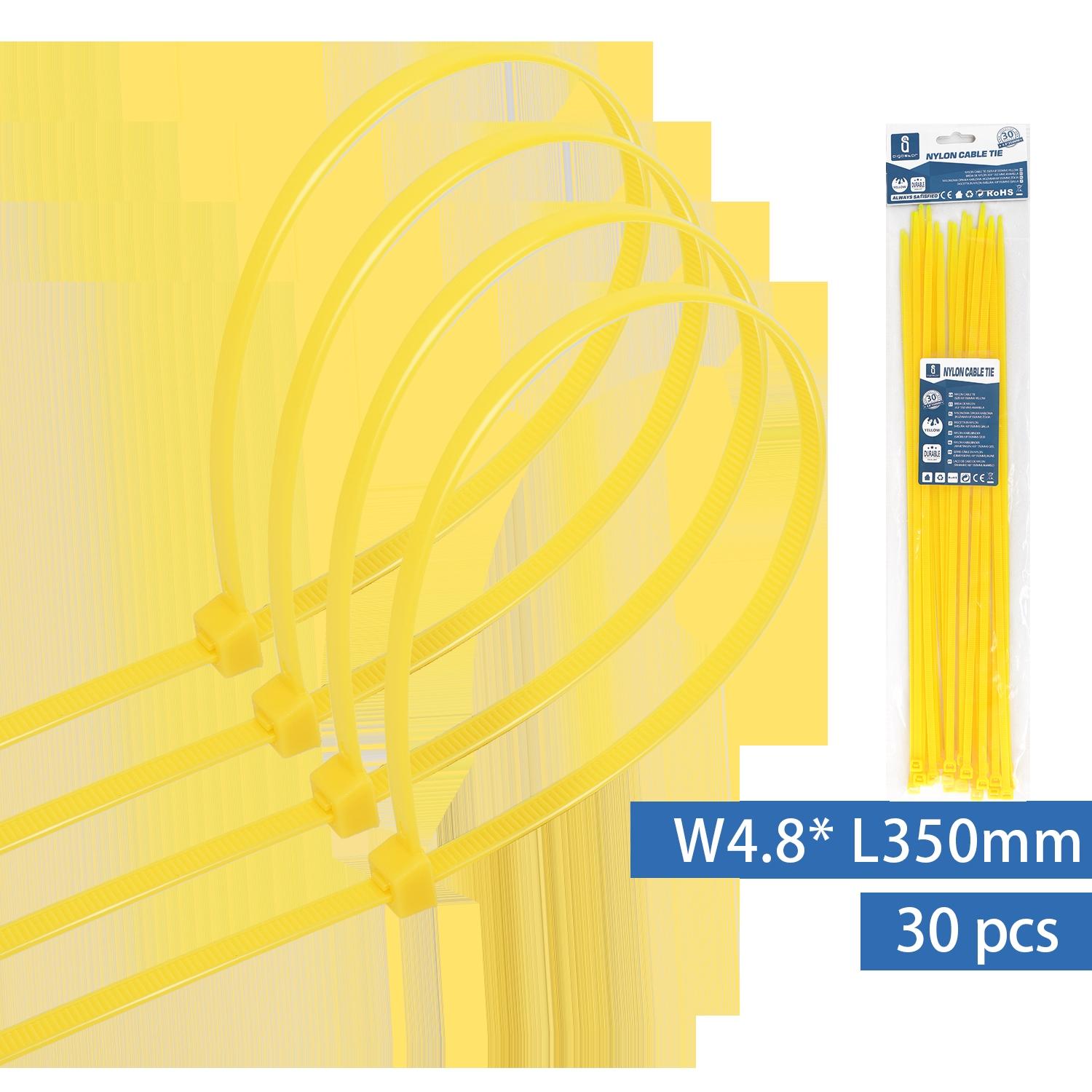 Nylon Cable Ties W4.8*L350mm Yellow