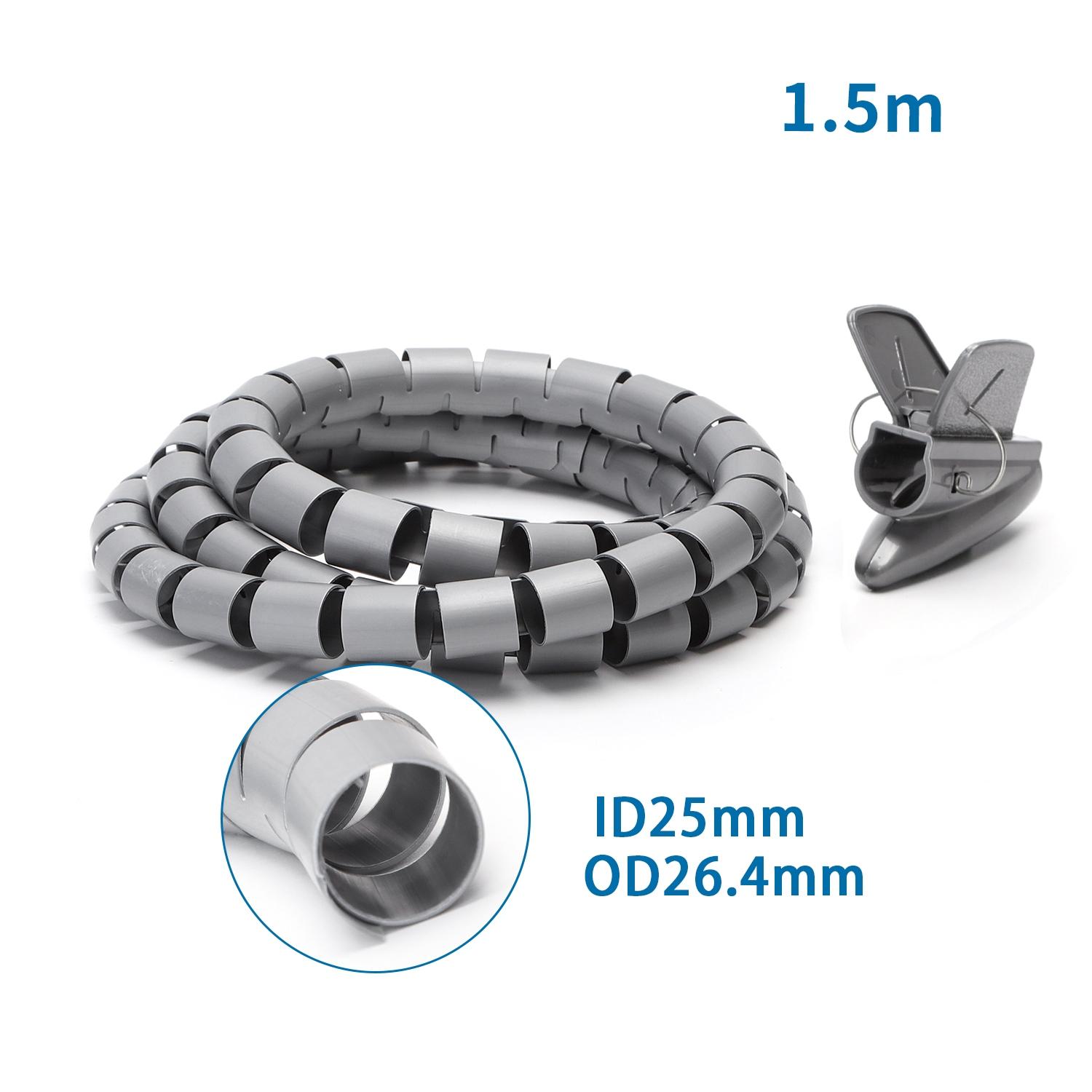 Cable Tidy Kits 25mm*1.5M Gray