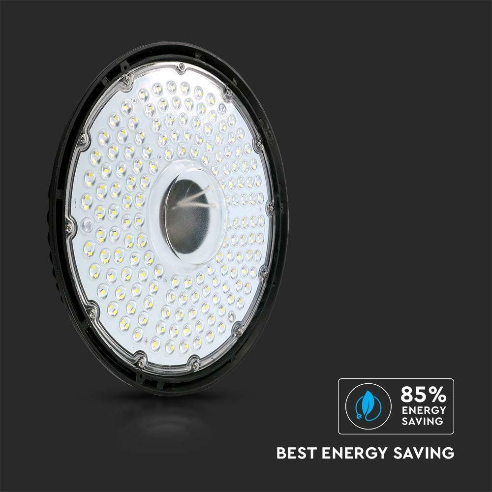 100W HIGHBAY, Chip SAMSUNG, Barwa:4000K, Obudowa: Czarna, Skuteczność 115lm/W, VTAC, SKU 20319