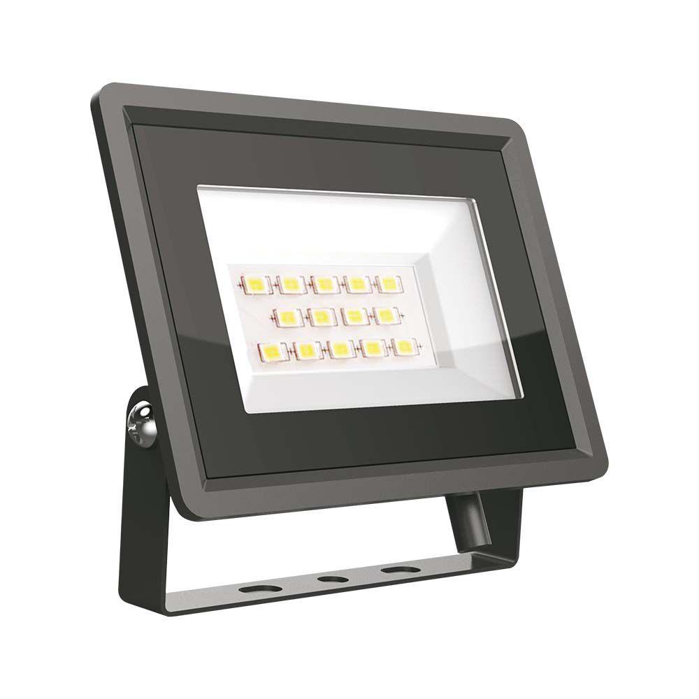 10W Naświetlacz LED, Seria: F-Class, Barwa:6400K, Obudowa: Czarna, VTAC, SKU 6729