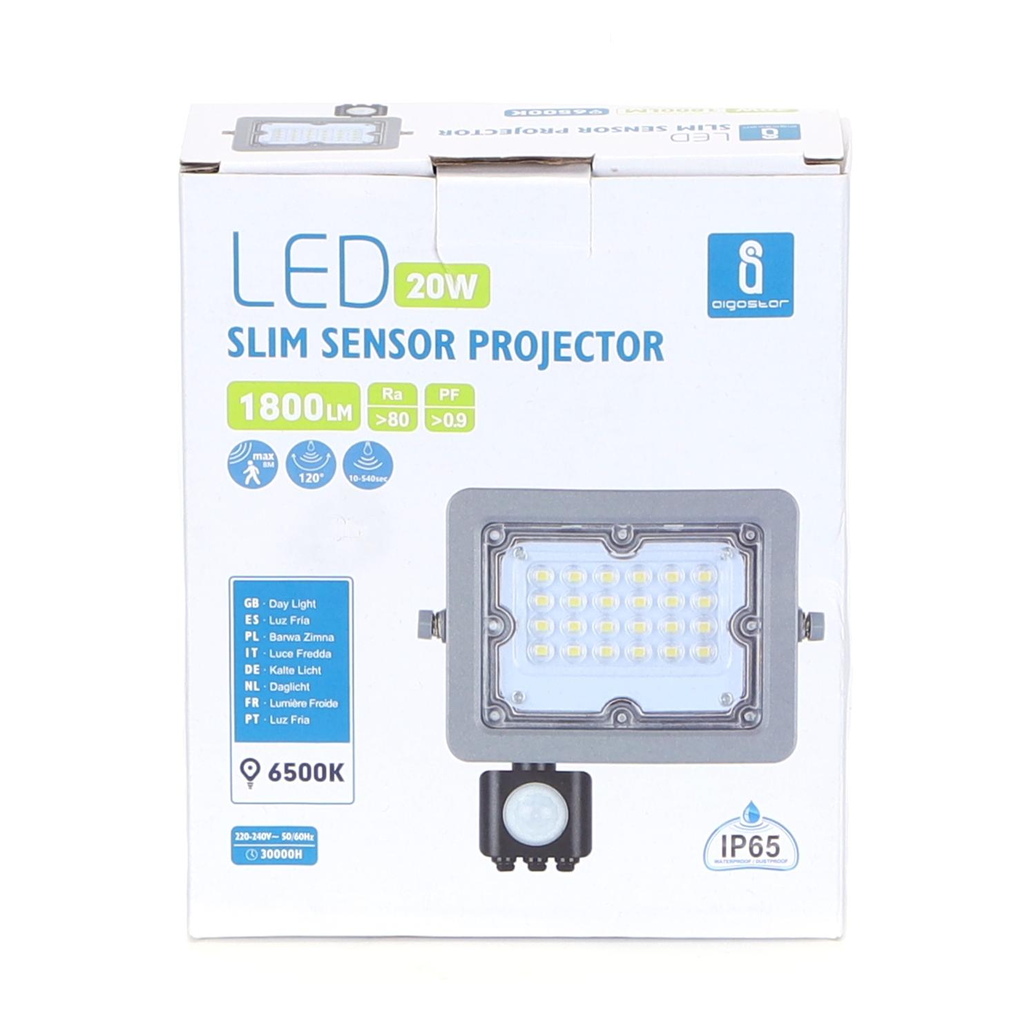 LED Slim Projector with Sensor 20W