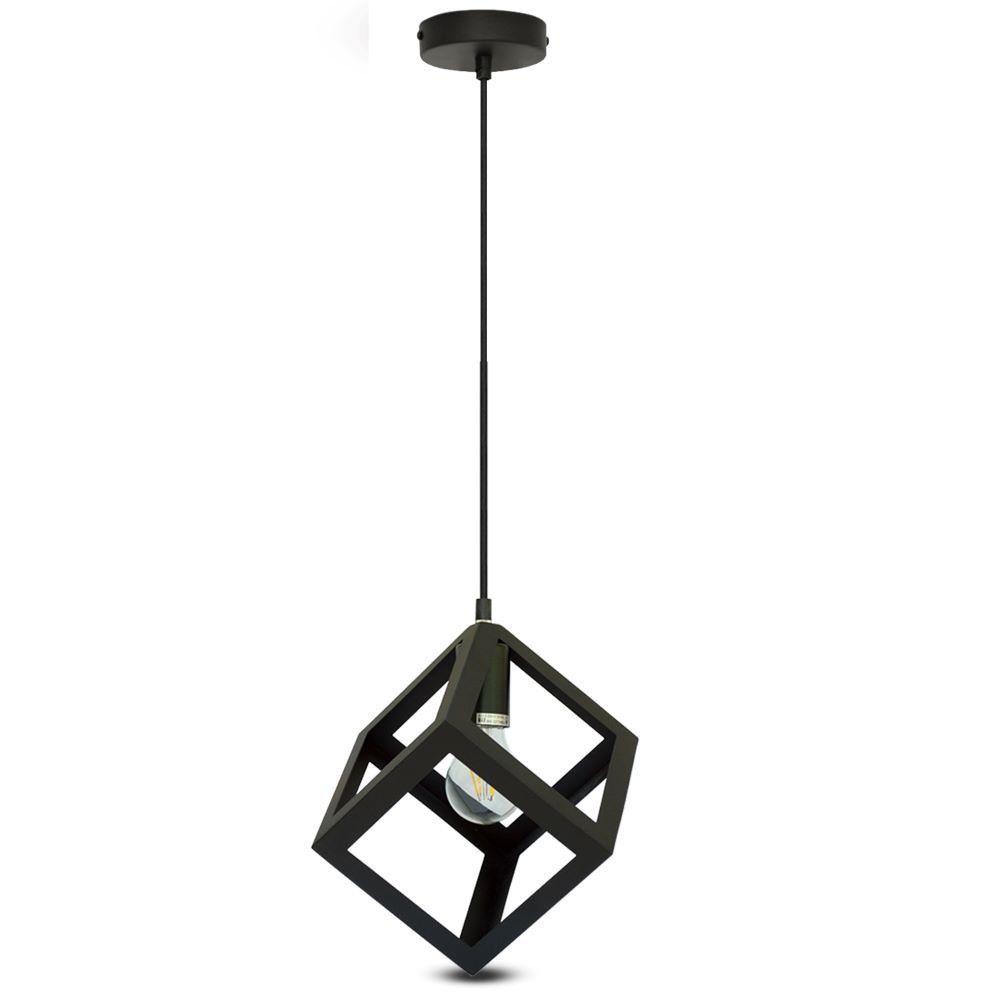 Lampa wisząca, Geometryczna, Czarny , VTAC, SKU 3834