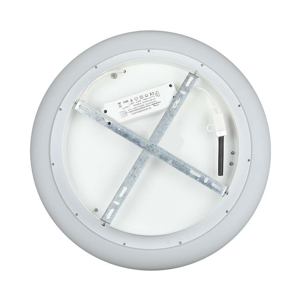 22W Lampa Wisząca, Okrągła, Ściemniana, Biały, VTAC, SKU 213966