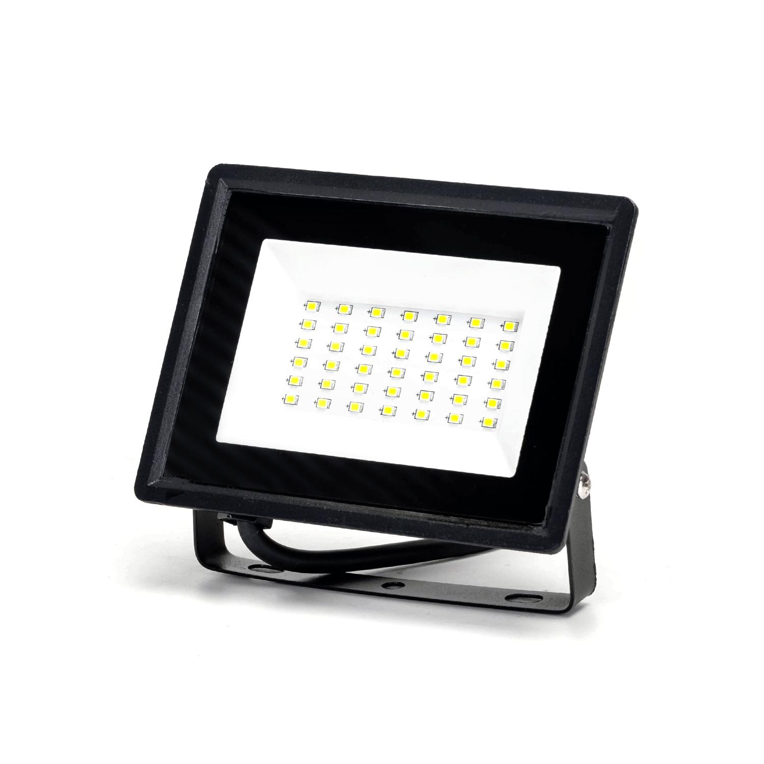 LED Floodlight Black 30W (Die-casting)